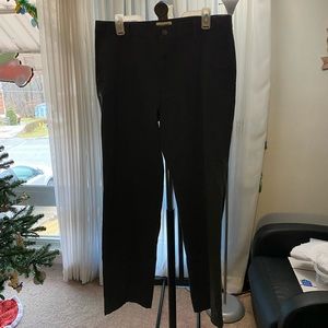 DOCKERS Straight Fit Dress Slacks - 34/32 - Dark Gray